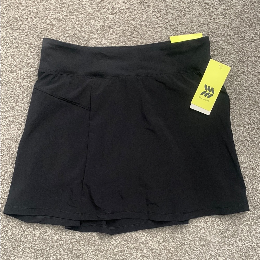 All in Motion Black Skort